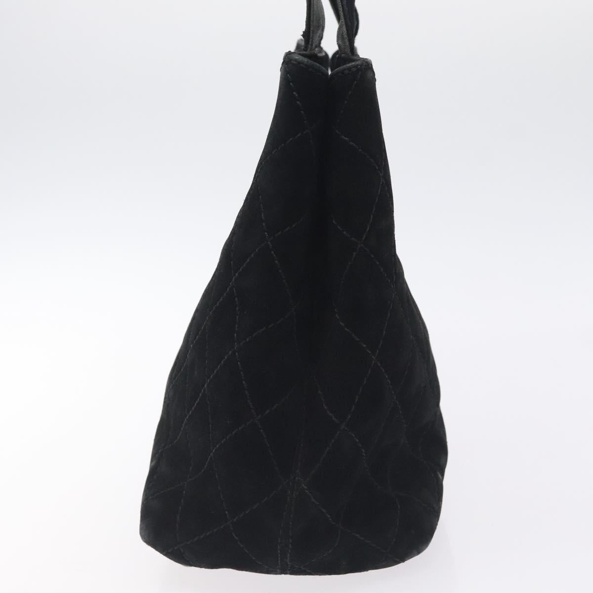 Chanel Black Suede Tote