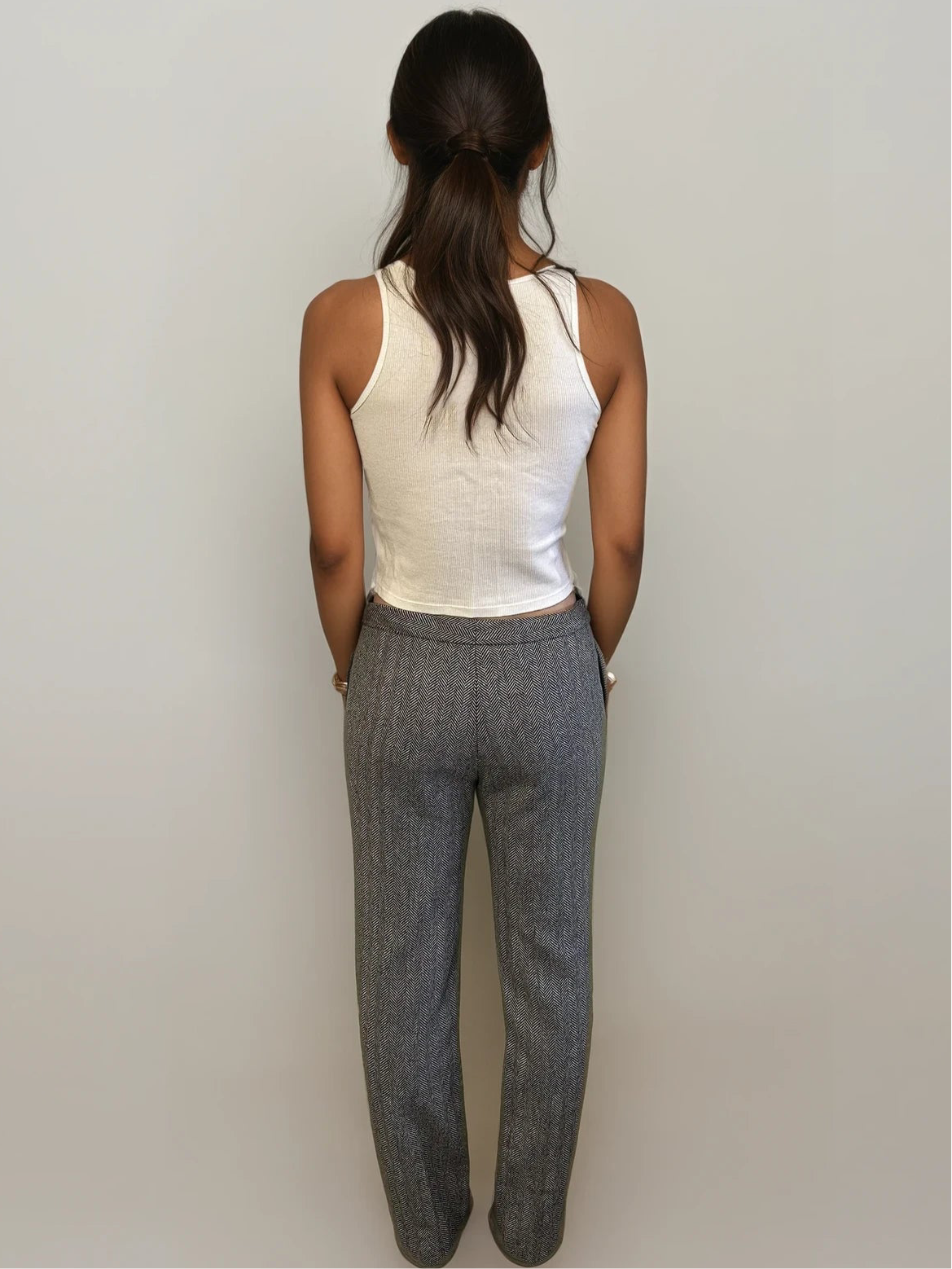 Gucci Herringbone Trousers