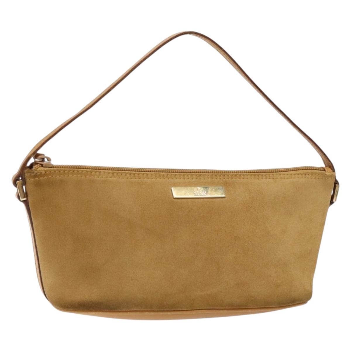 Gucci Tan Suede Pochette