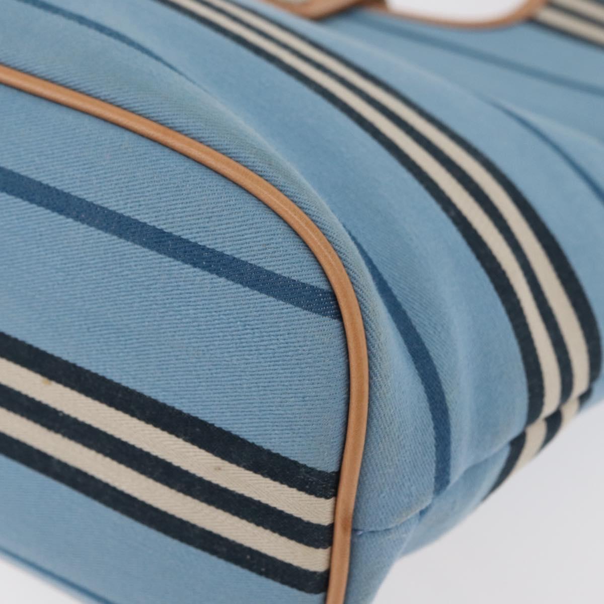 Burberry Blue Striped Handbag