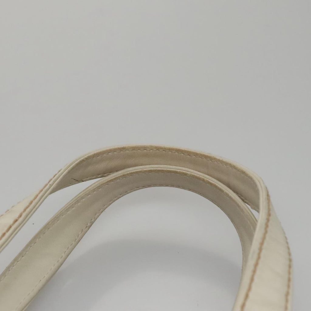 Chanel White Quilted Tote