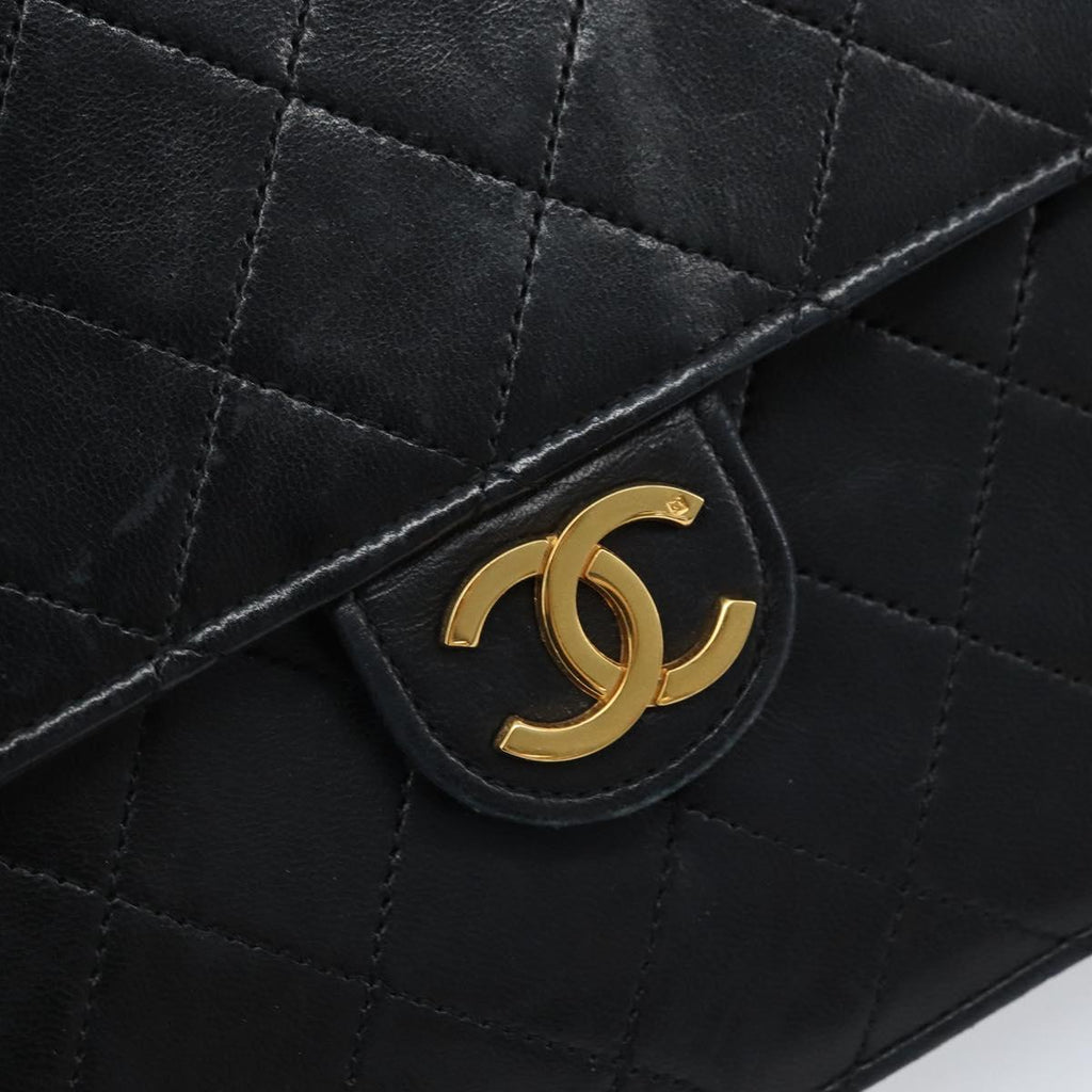 Chanel Black Quilted Leather Flap Bag