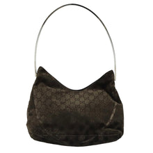 Load image into Gallery viewer, Gucci Tom Ford Brown Monogram Velvet Shoulder Bag
