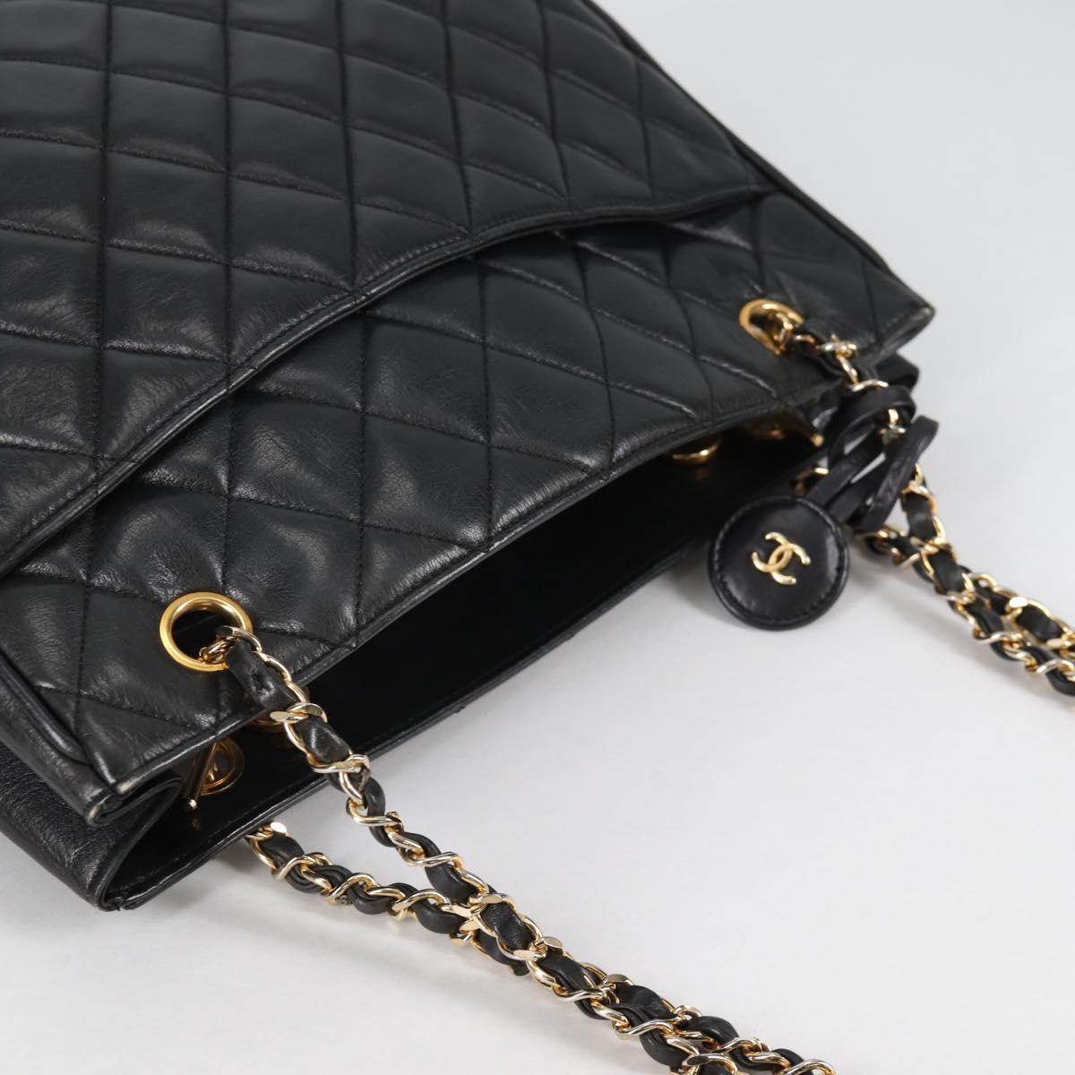 Chanel Black Leather Tote