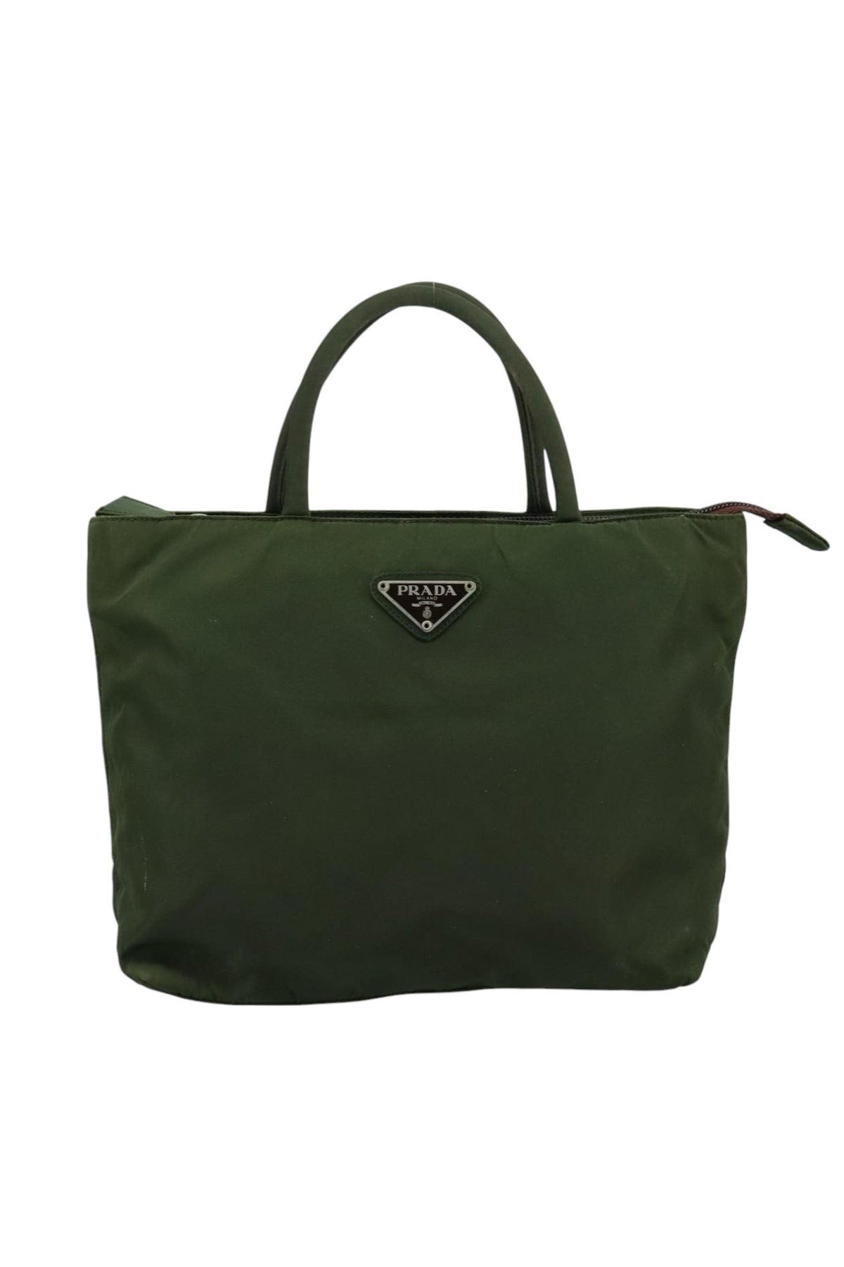 Prada Green Nylon Handbag