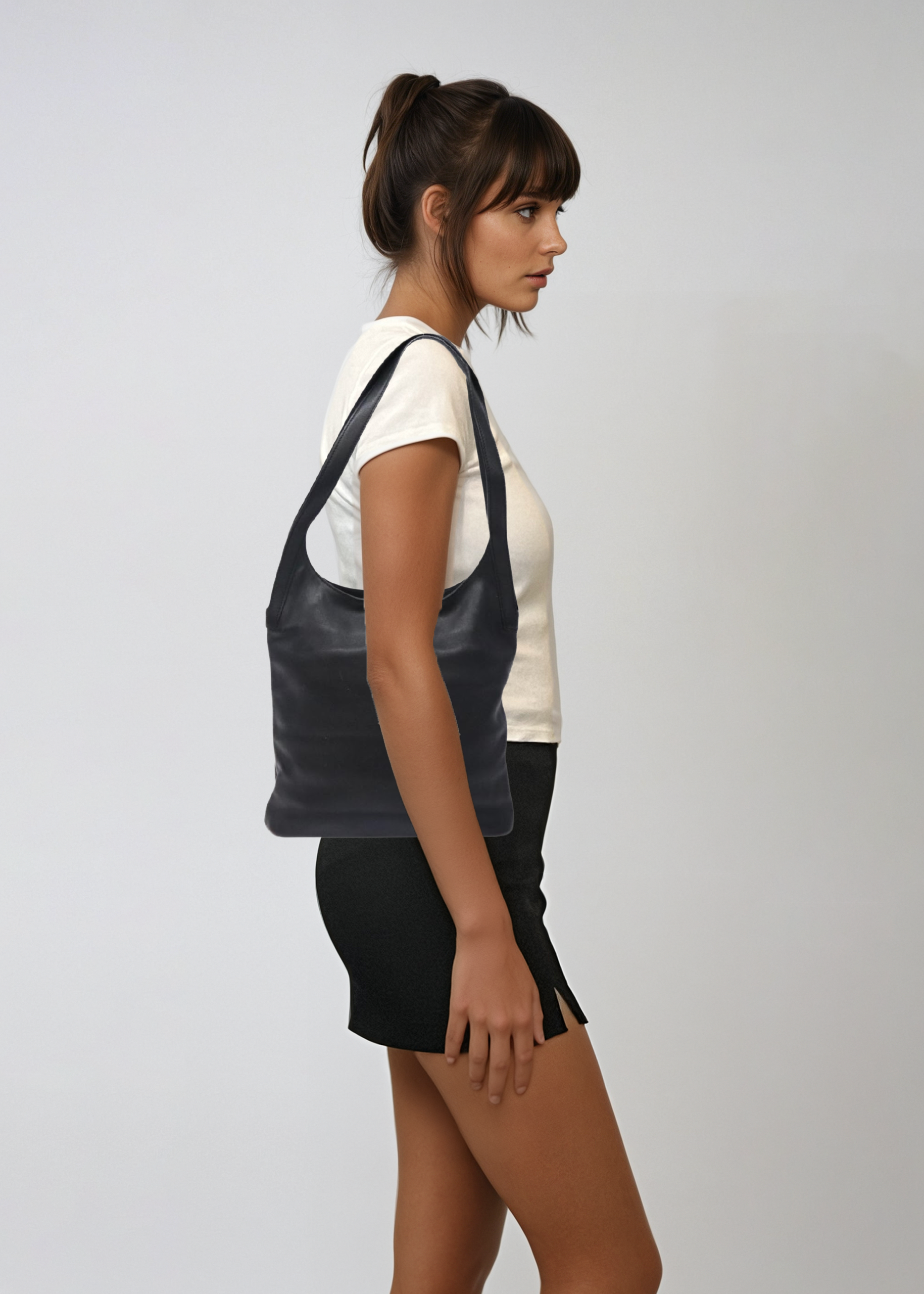 Loewe Black Leather Tote