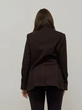 Load image into Gallery viewer, Armani Brown Houndtooth Blazer
