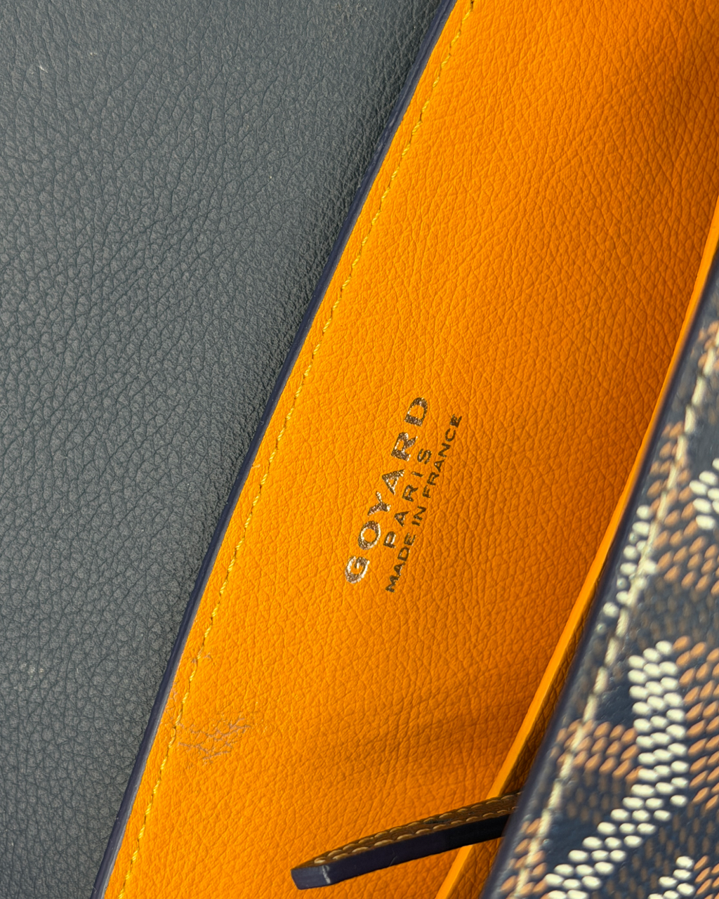 Goyard Saïgon Souple Navy Mini Bag