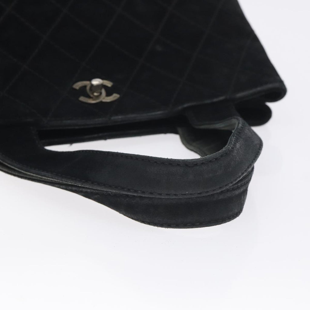 Chanel Black Suede Tote