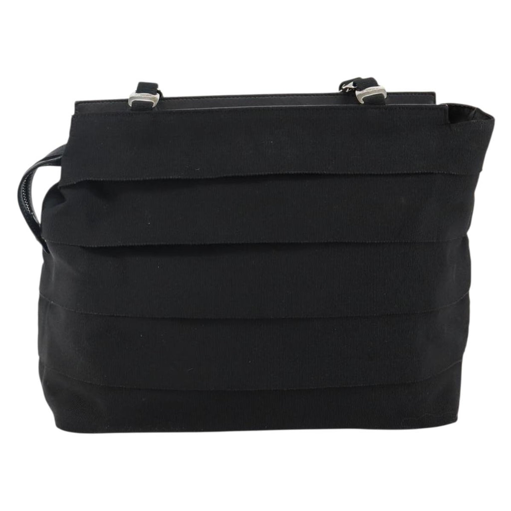 Ferragamo Black Chain Tote