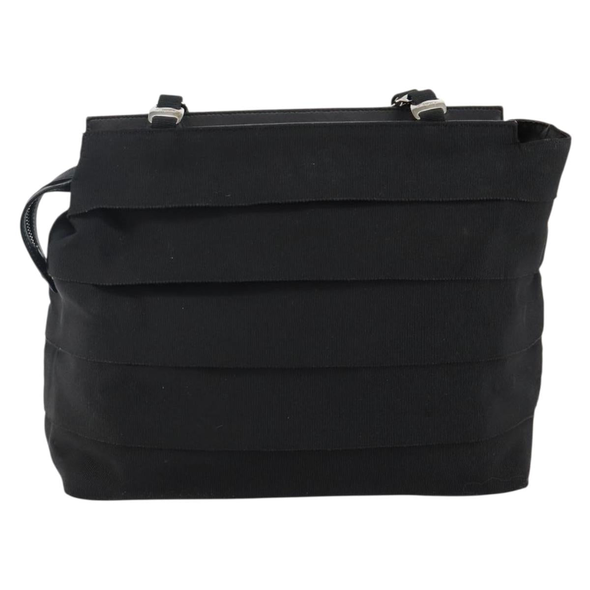 Ferragamo Black Chain Tote