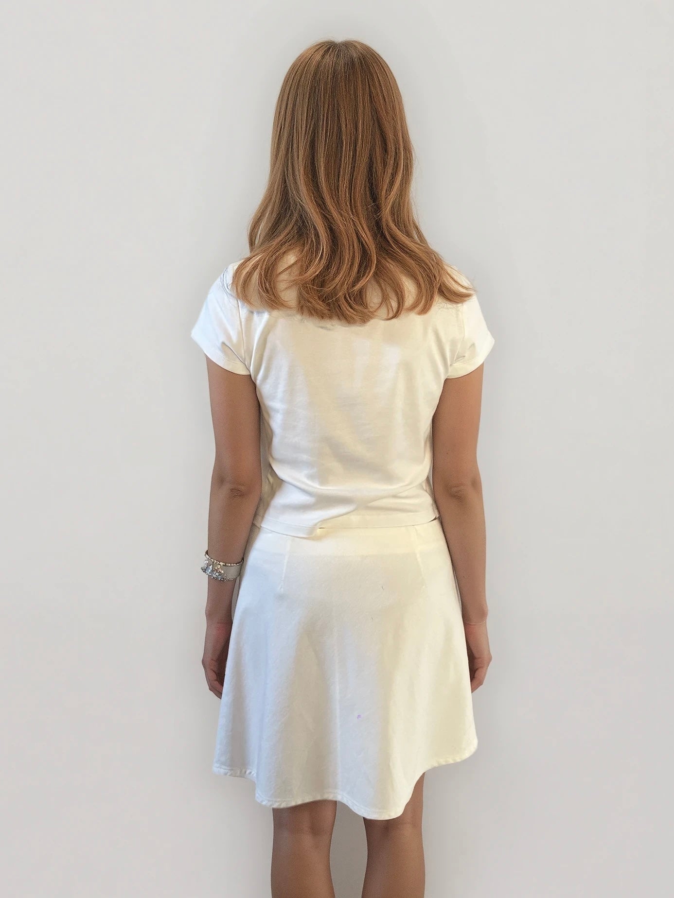 Gucci White Denim Mini Skirt