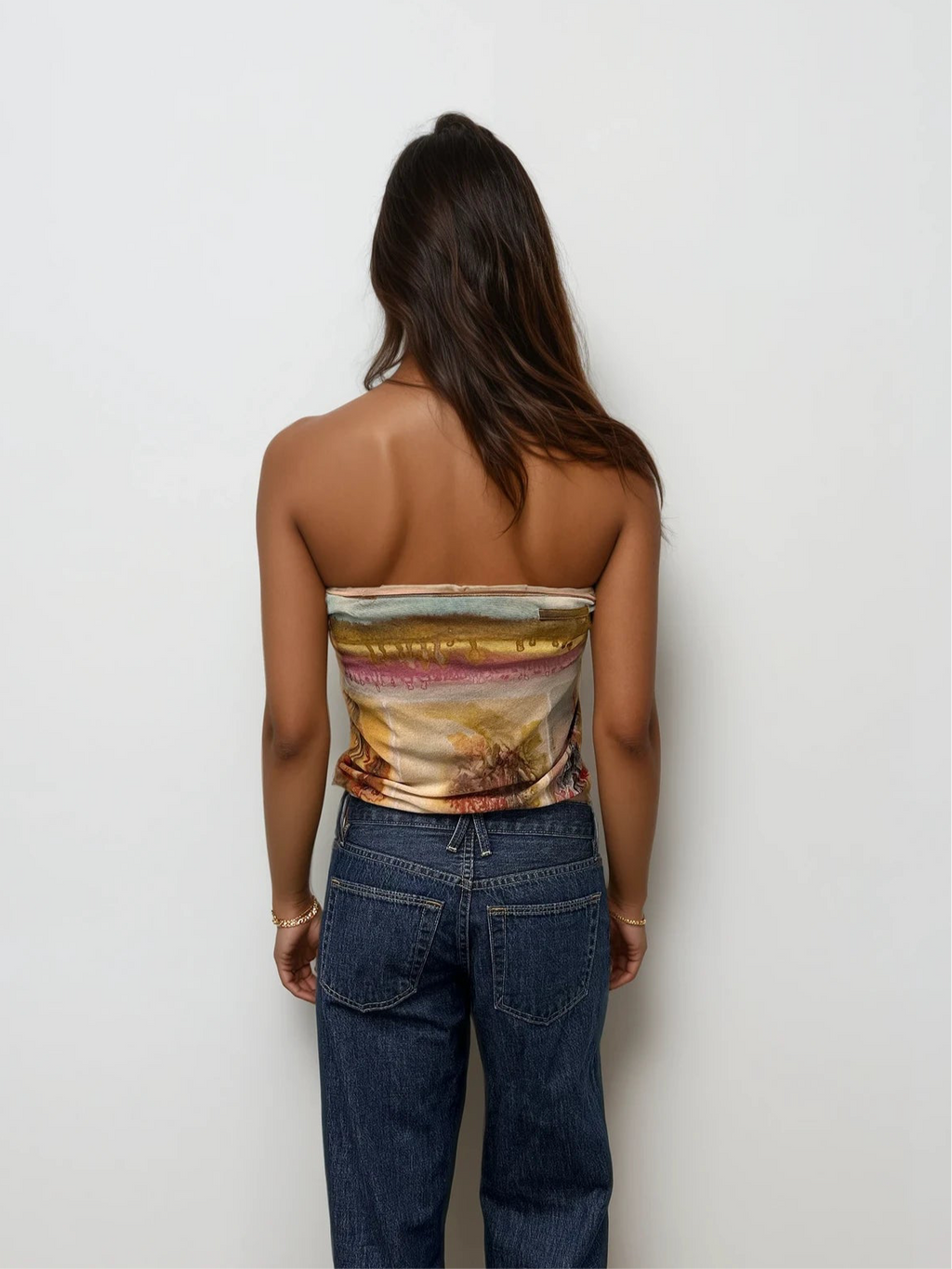 Jean Paul Gaultier Mesh Tube Top