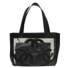 Load image into Gallery viewer, Chanel Black and Vinyl Tote
