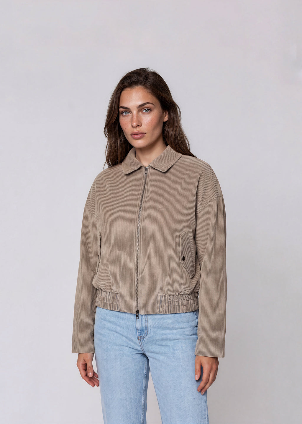 Elder Statesman Corduroy Striped Jacket