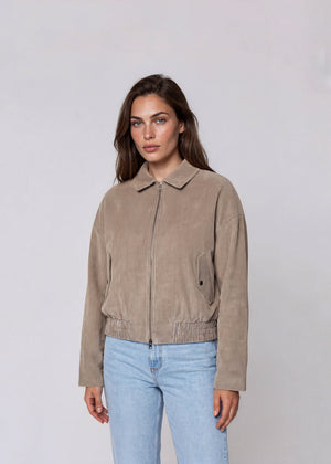Elder Statesman Corduroy Striped Jacket