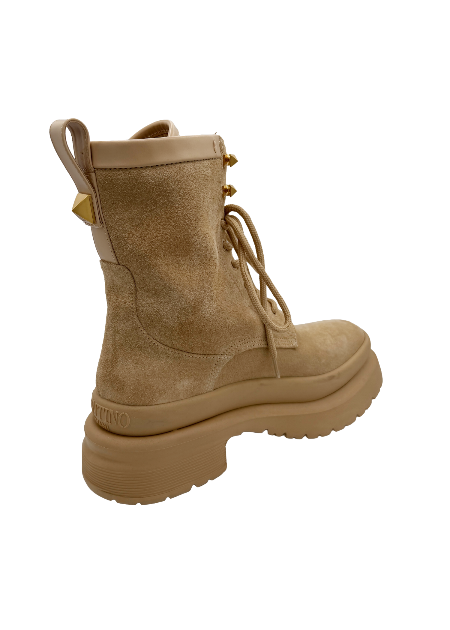 Valentino Tan Suede Boots