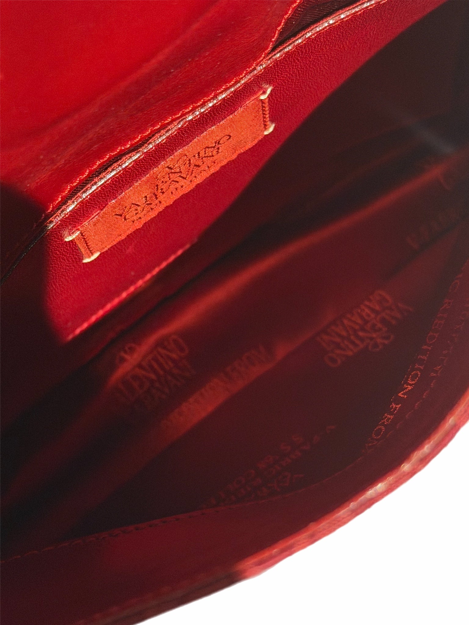 Valentino Red Monogram Shoulder Bag