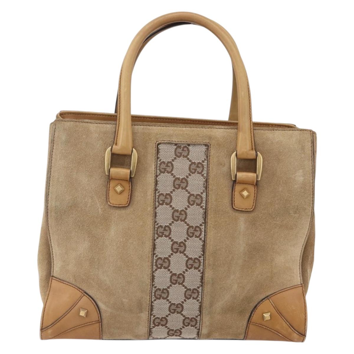 Gucci Tan Suede Handbag
