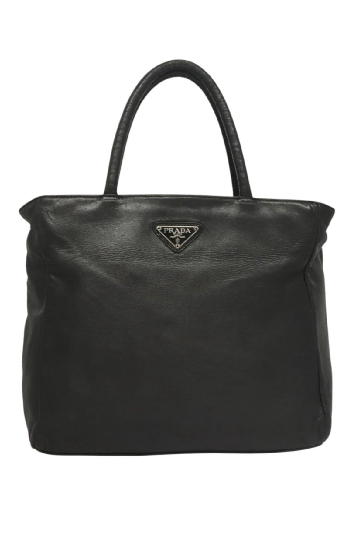 Prada Black Leather Tote