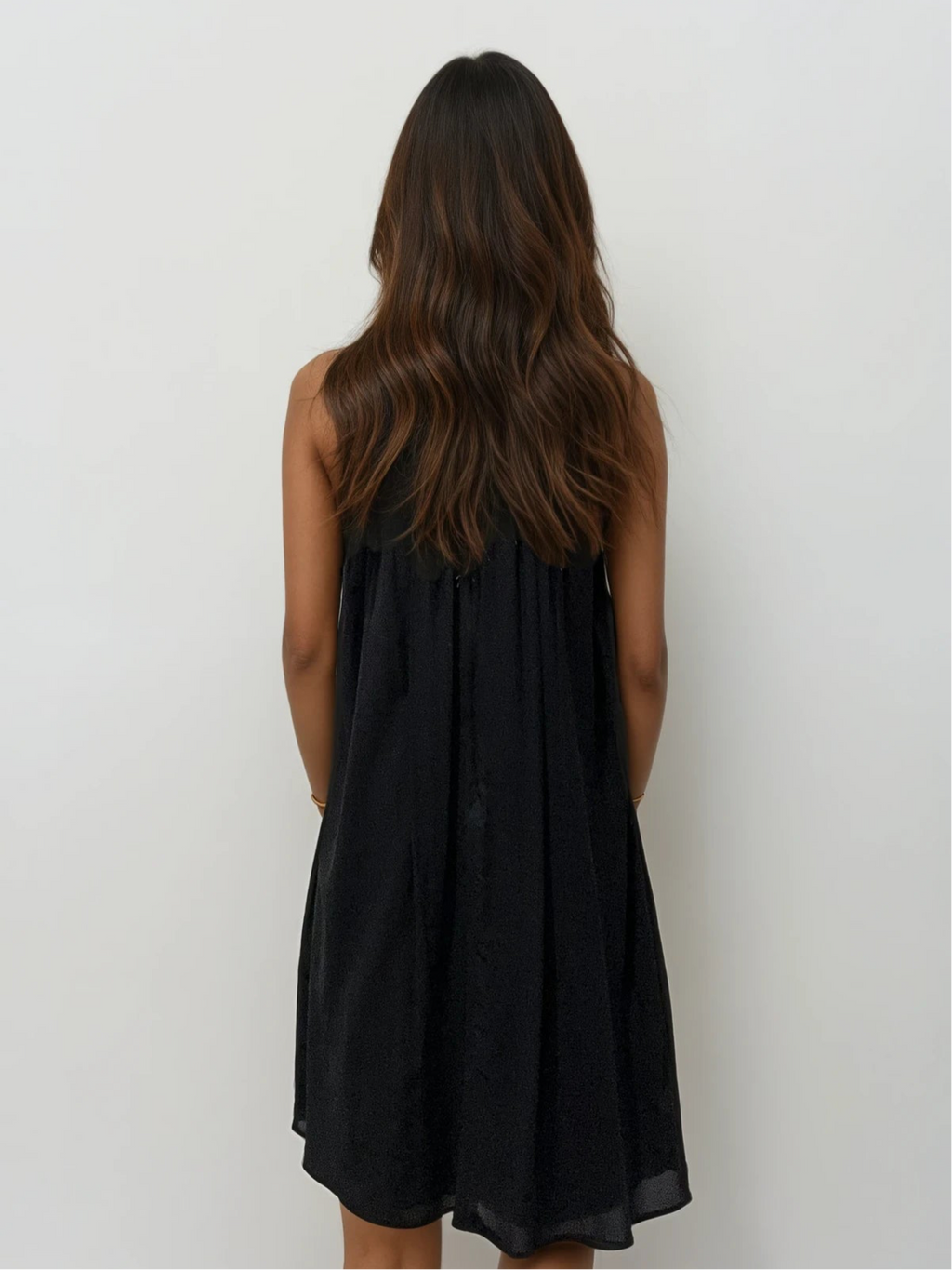 Burberry Black Pleated Dress