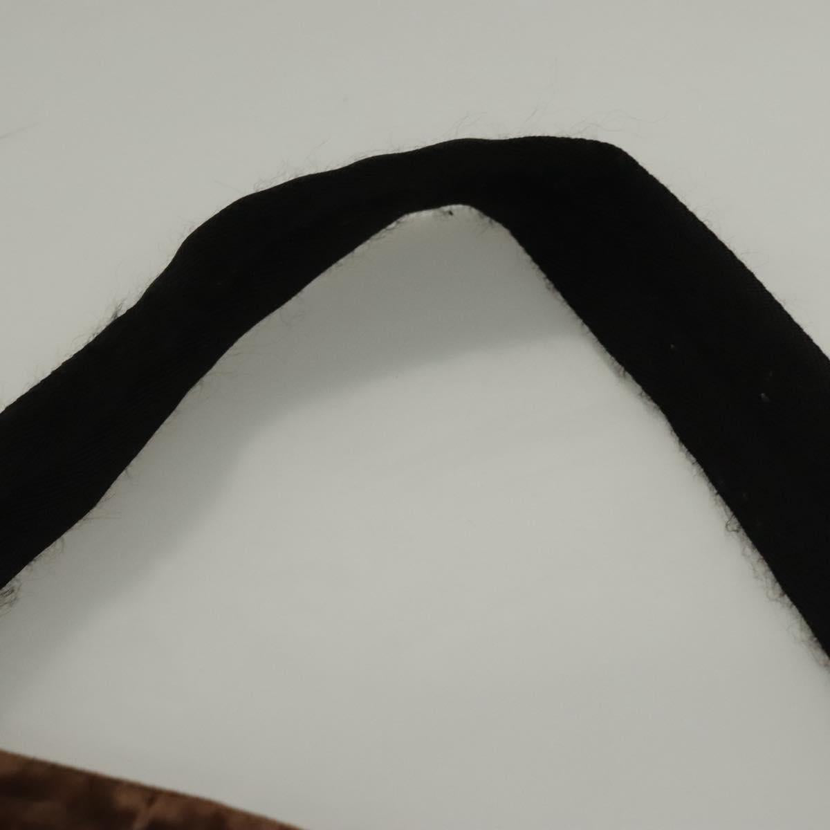 Prada Velour Brown Shoulder Bag
