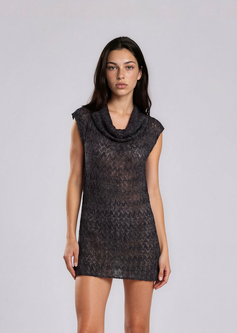 Missoni Cowl Neck Mini Dress