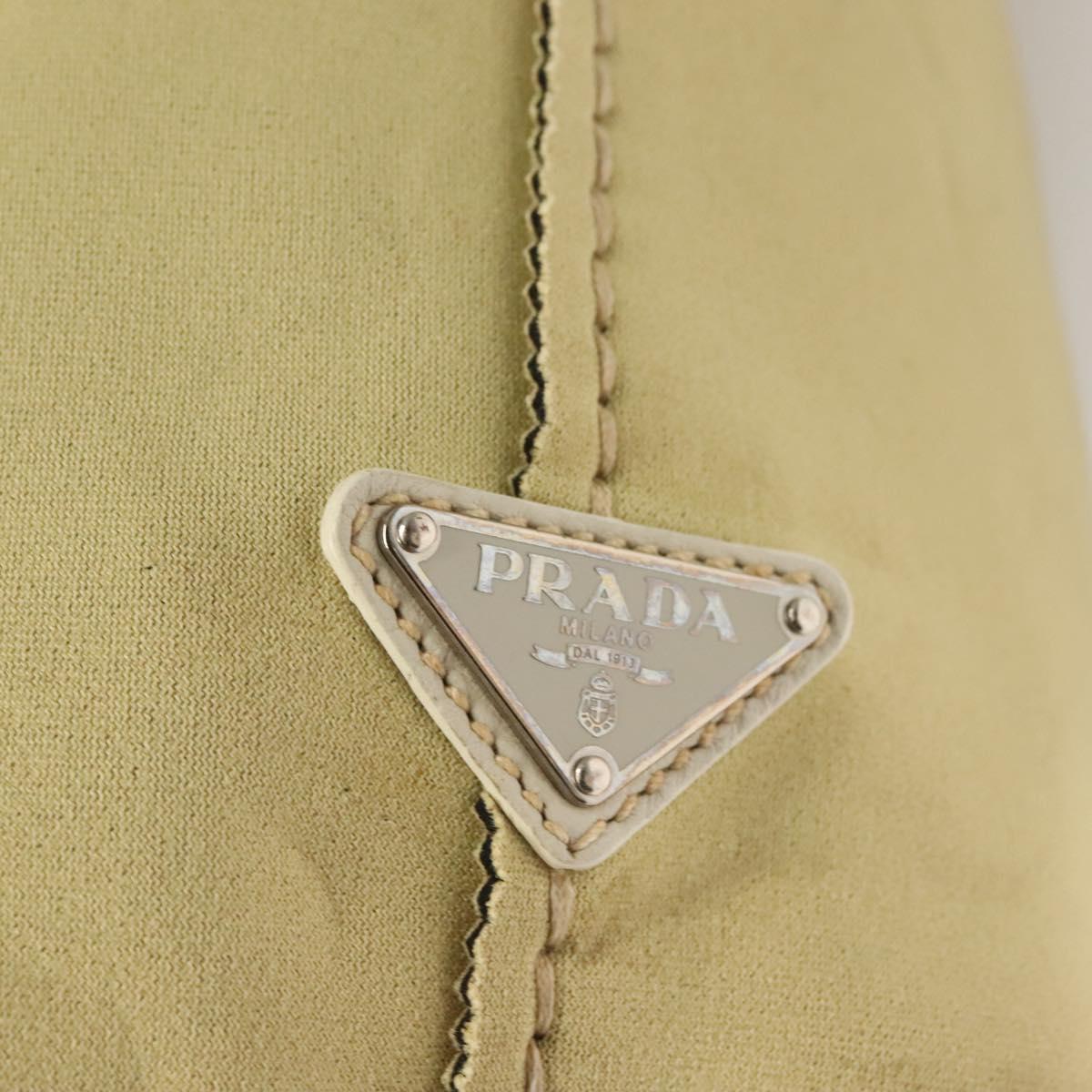 Prada Tan Logo Scuba Tote