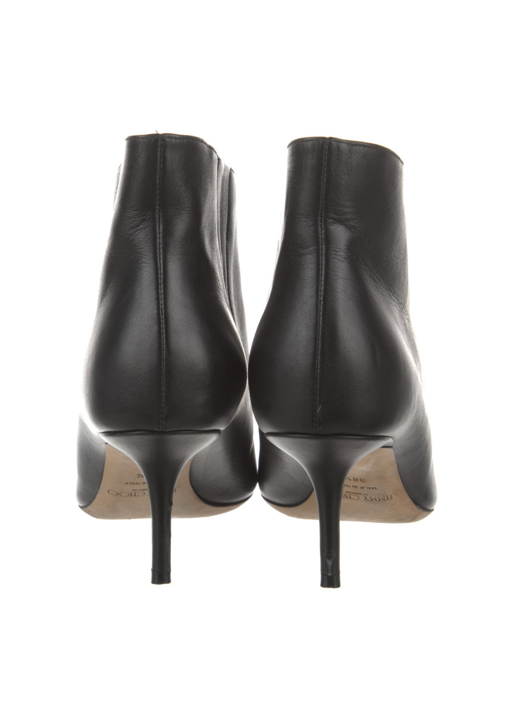 Jimmy Choo Black Leather Booties