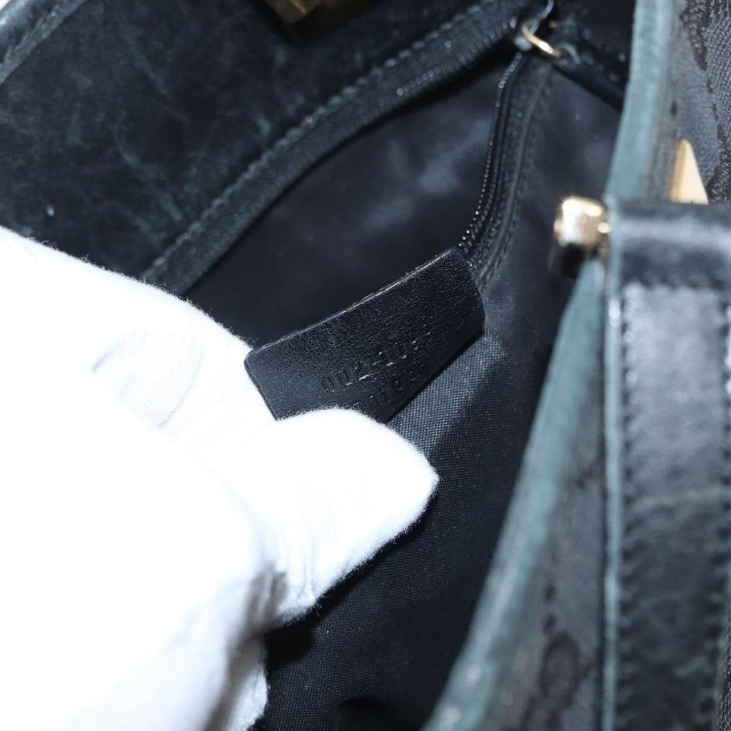 Gucci Black Monogram Tote Bag