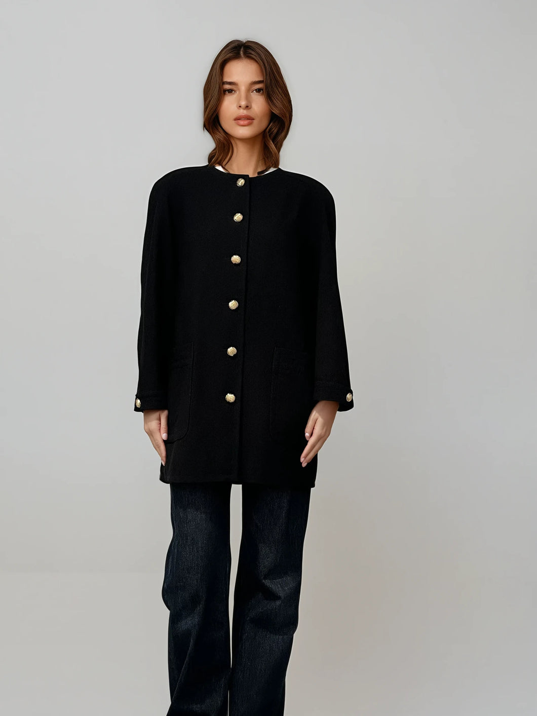 Valentino Black and Gold Jacket