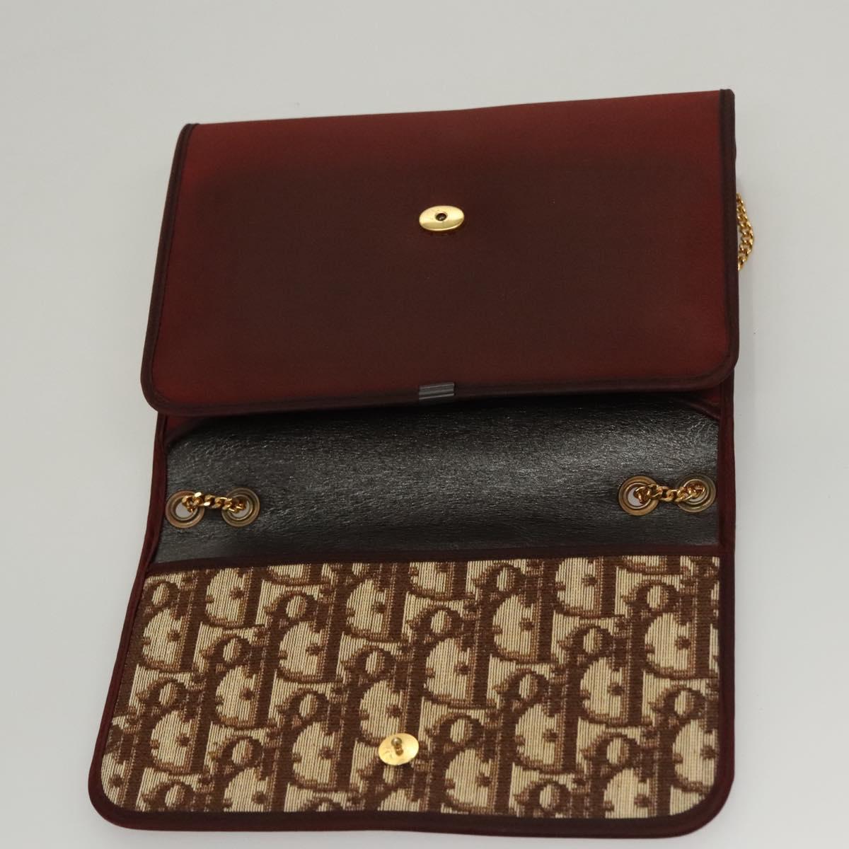 Dior Burgundy Shoulder Bag