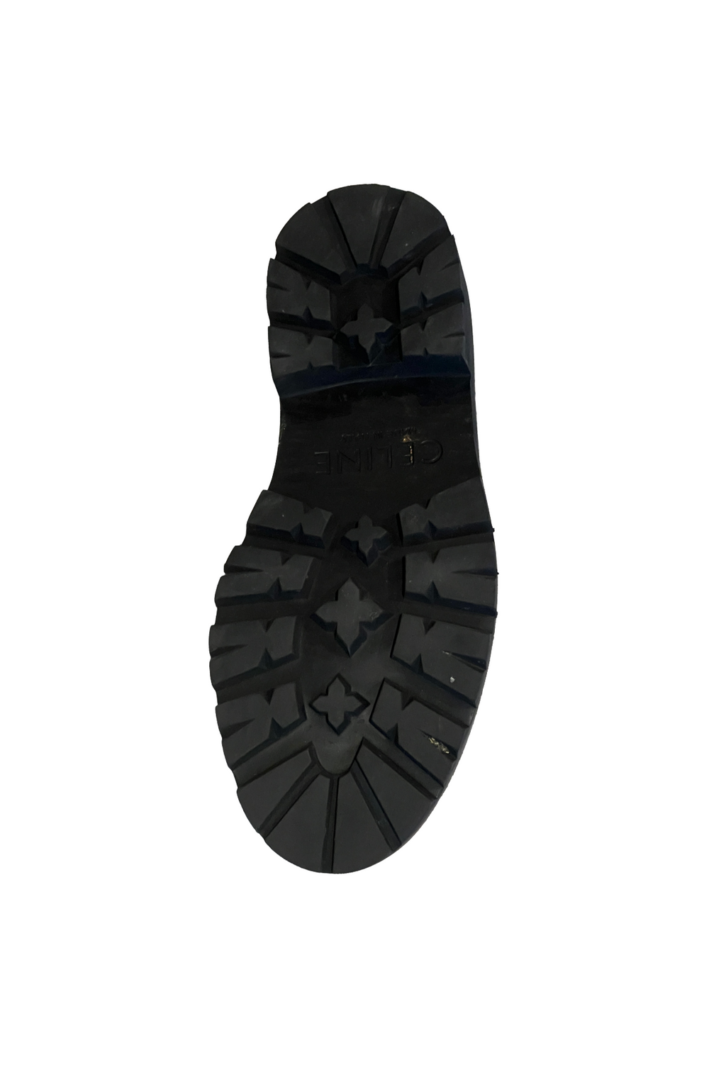 Celine Black and Gold Loafers