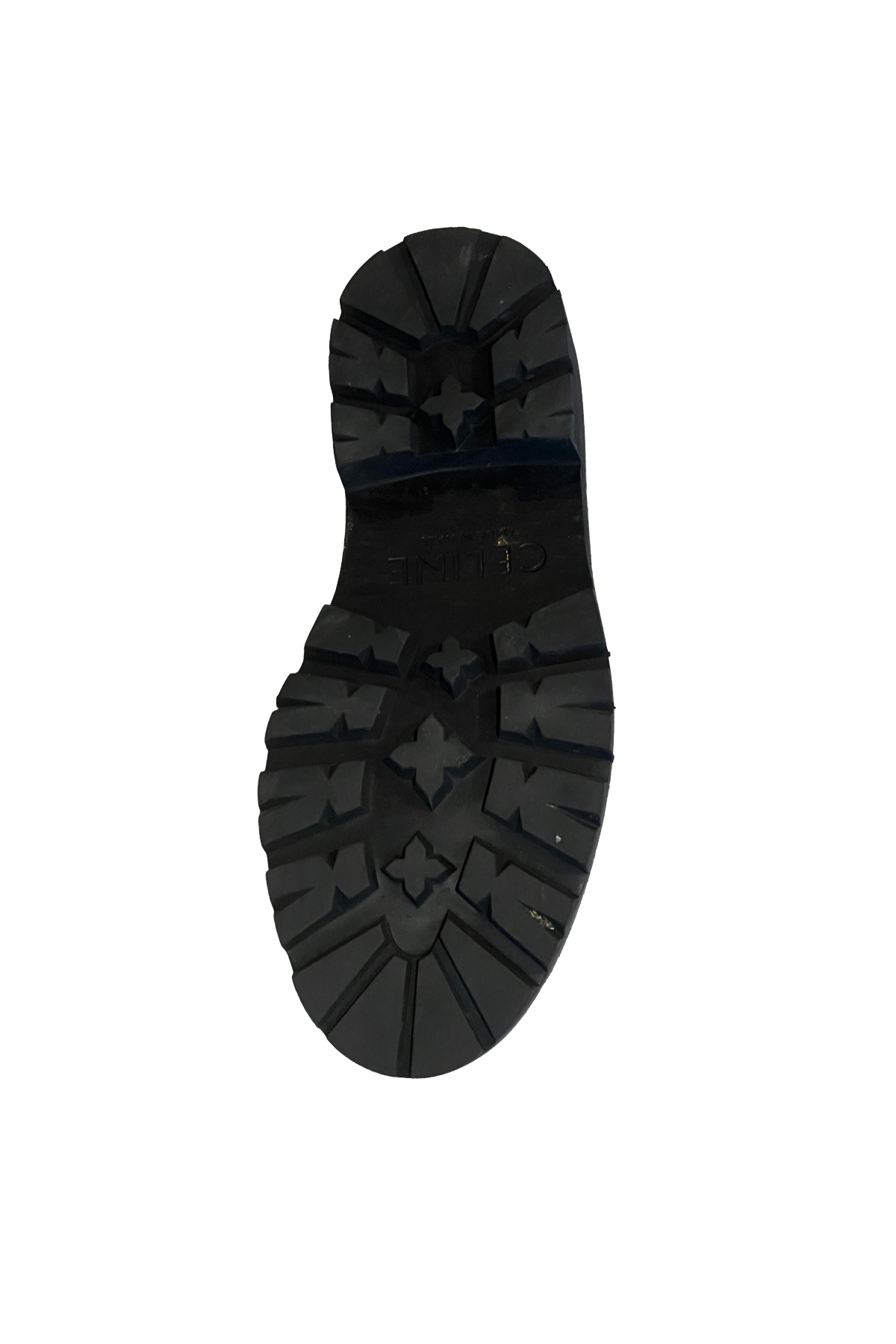 Celine Black and Gold Loafers