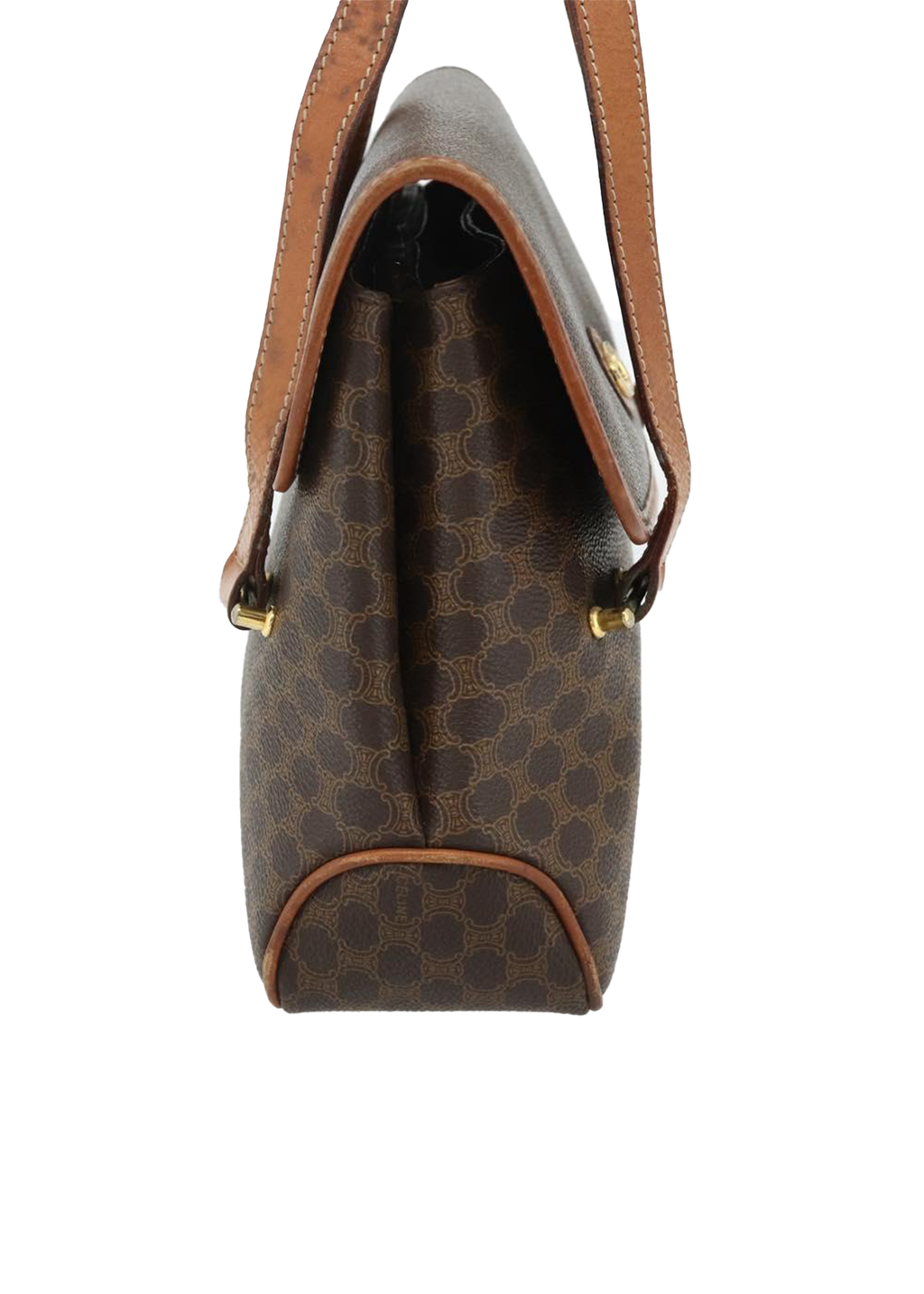 Celine Monogram Brown Shoulder Bag