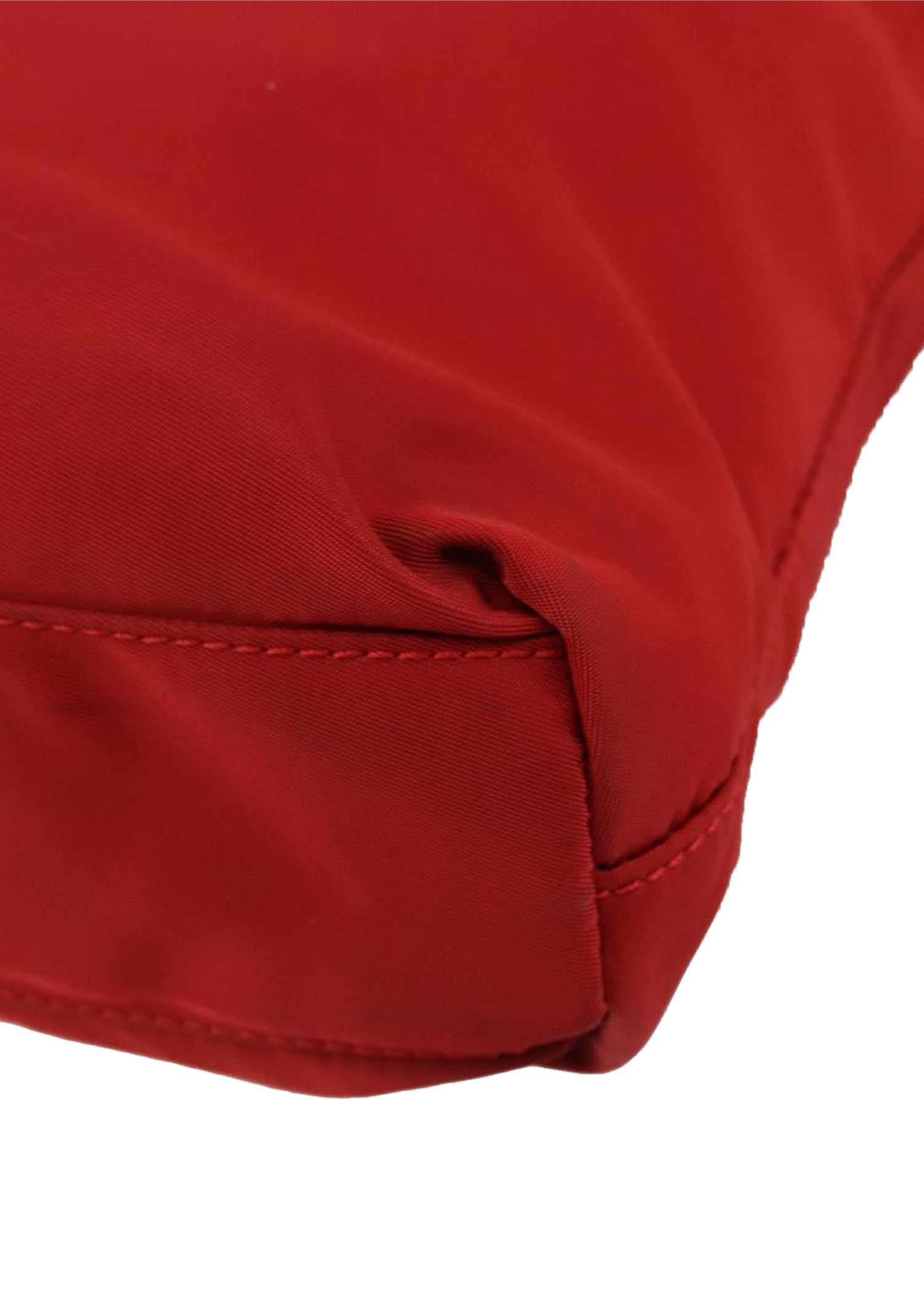 Prada Red Nylon Mini Tote