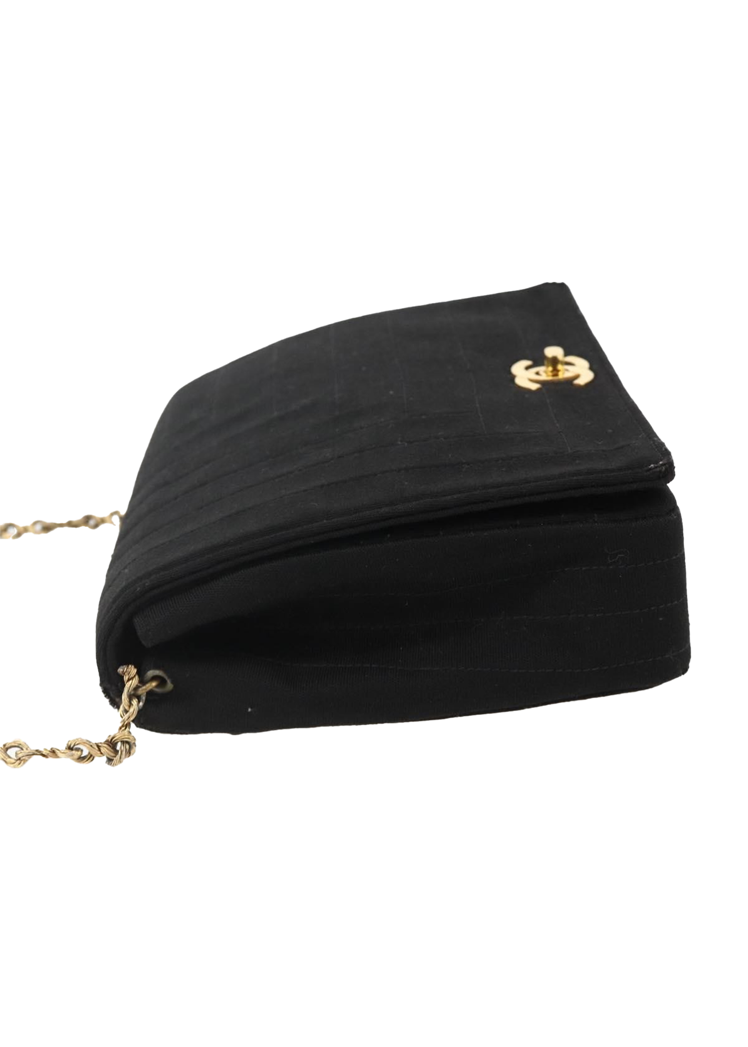 Chanel Chain Strap Cotton Flap Bag