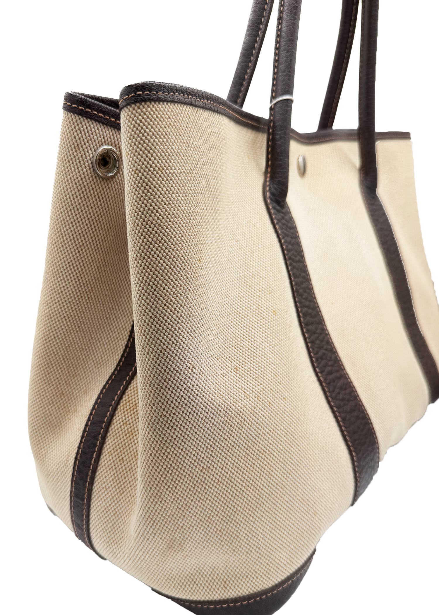 Hermes Cream and Brown Garden Party