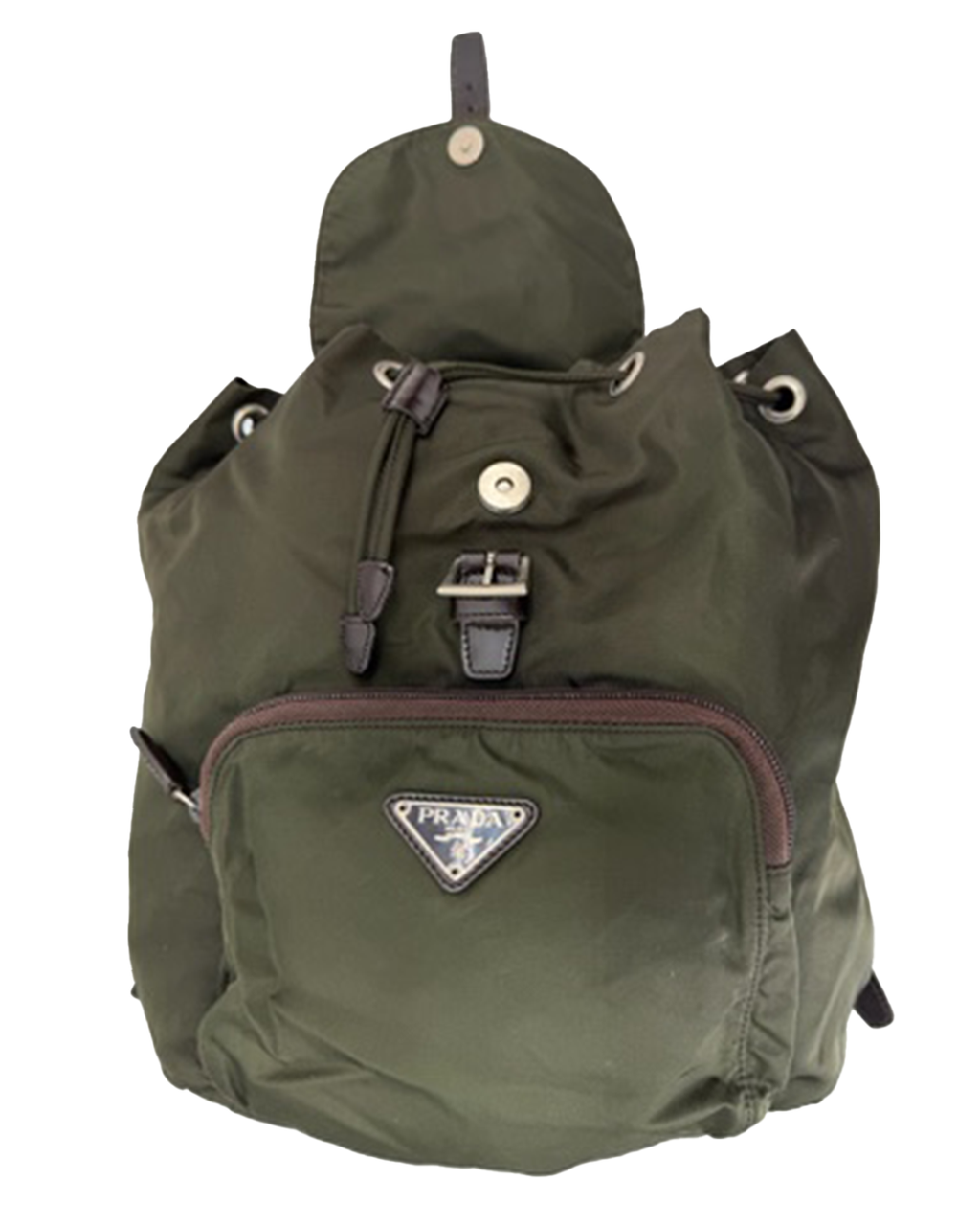 Prada Nylon Green Backpack