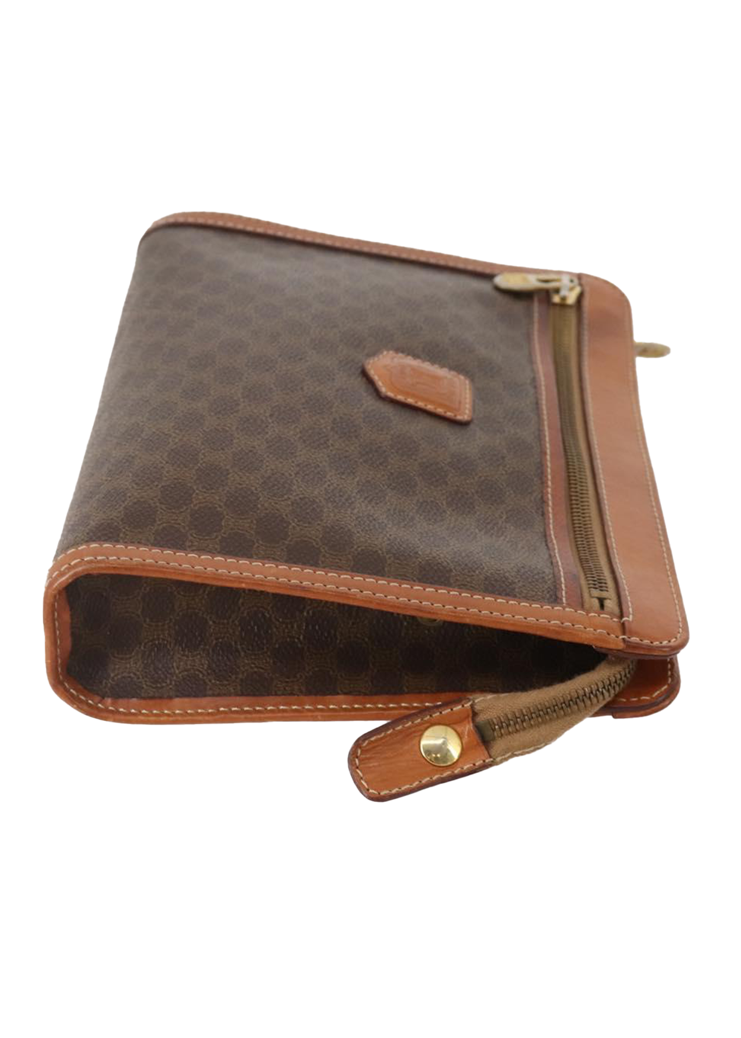 Celine Monogram Brown Clutch