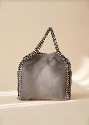 Stella McCartney Grey Falabella Mini Shoulder Bag