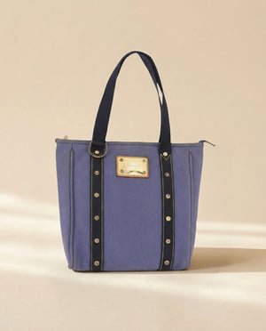 Louis Vuitton Blue Canvas Mini Tote