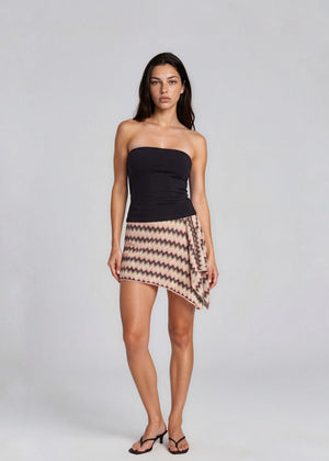 Missoni Pink Striped Mini Skirt