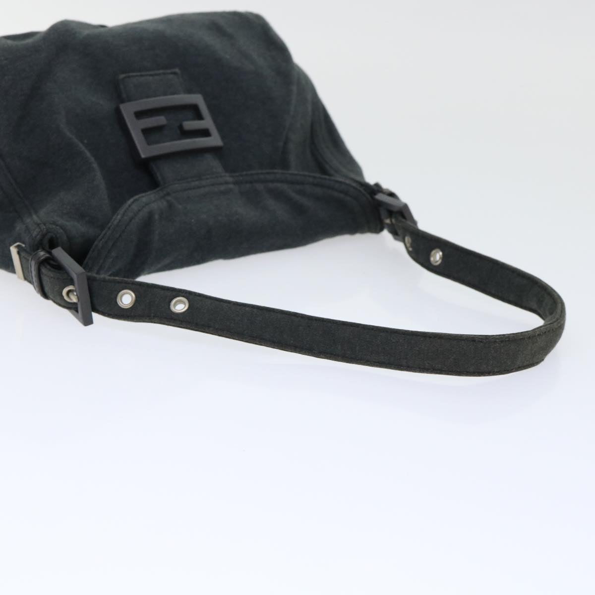 Fendi Grey Rounded Baguette