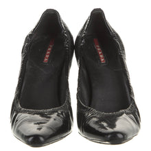 Load image into Gallery viewer, Prada Black Patent Heels
