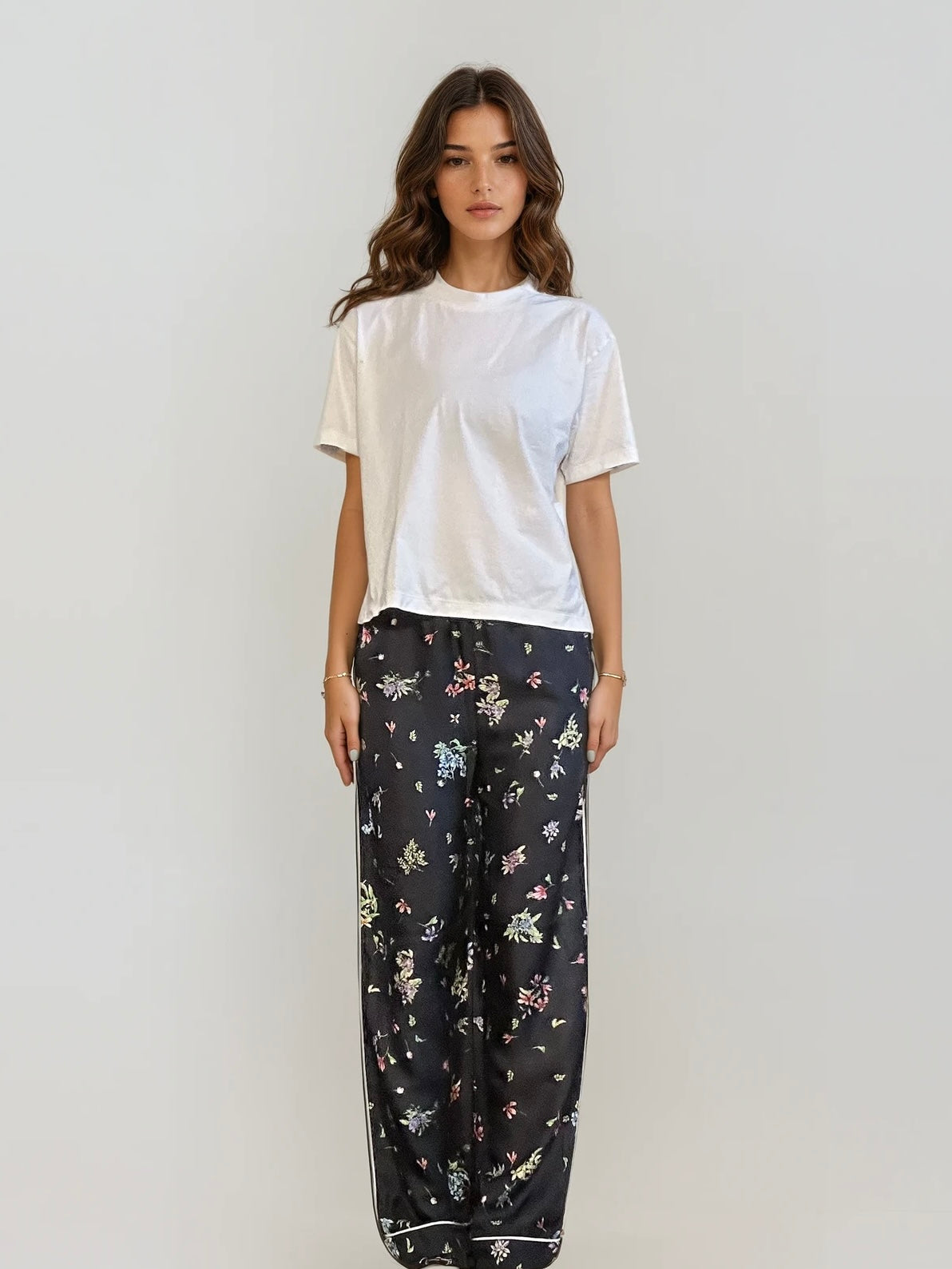 Dior Floral Silk Trousers