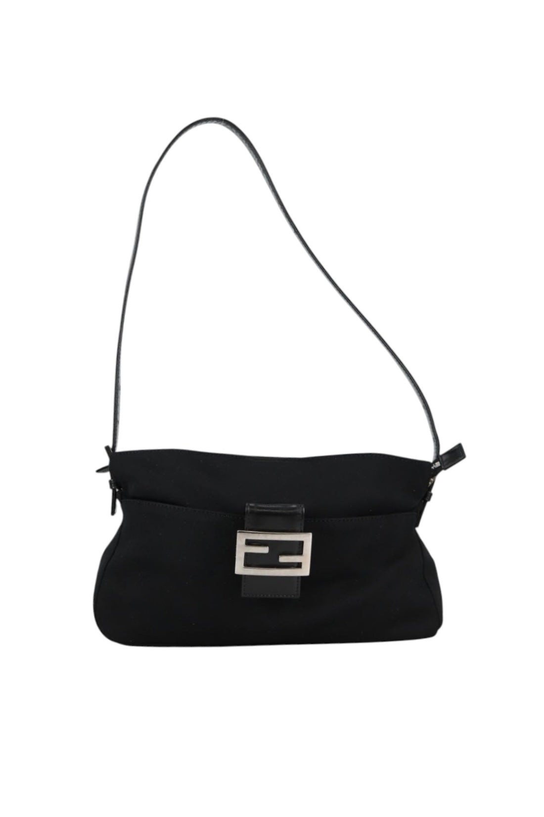Fendi Black Rectangle Baguette