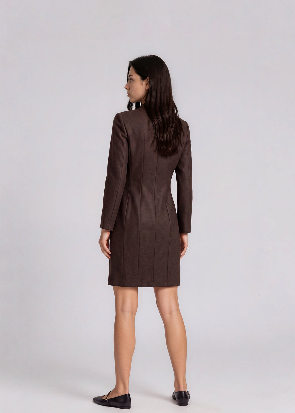 Chanel Brown Long Sleeve Dress