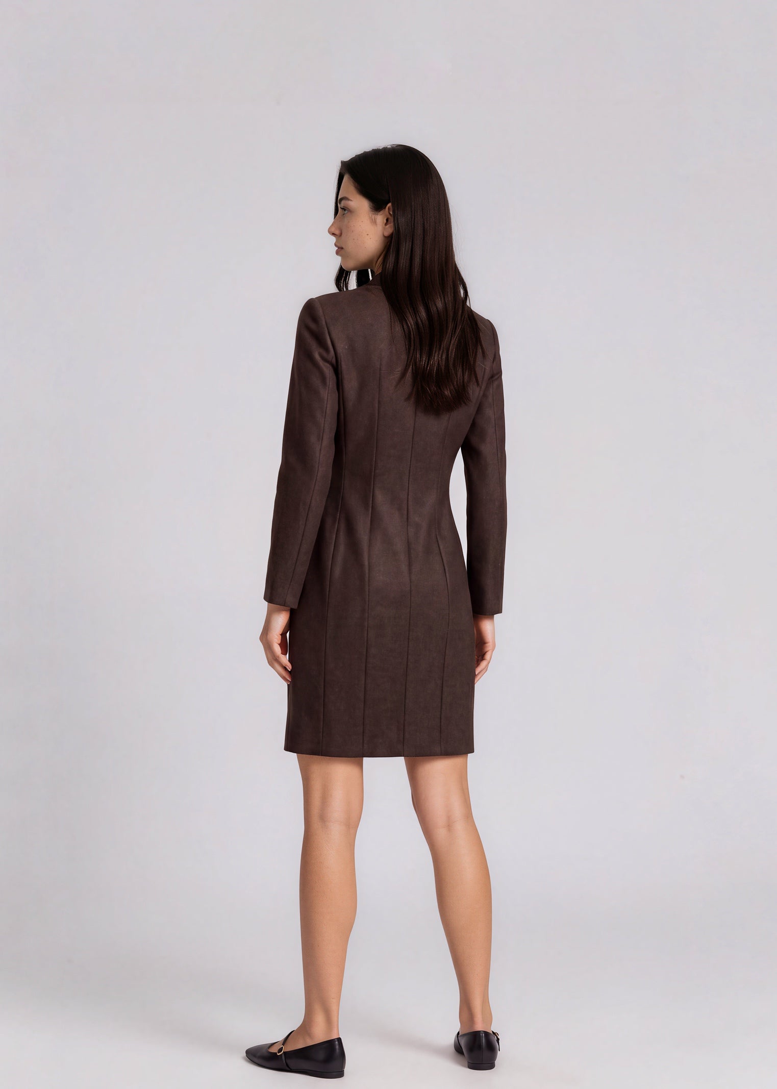 Chanel Brown Long Sleeve Dress