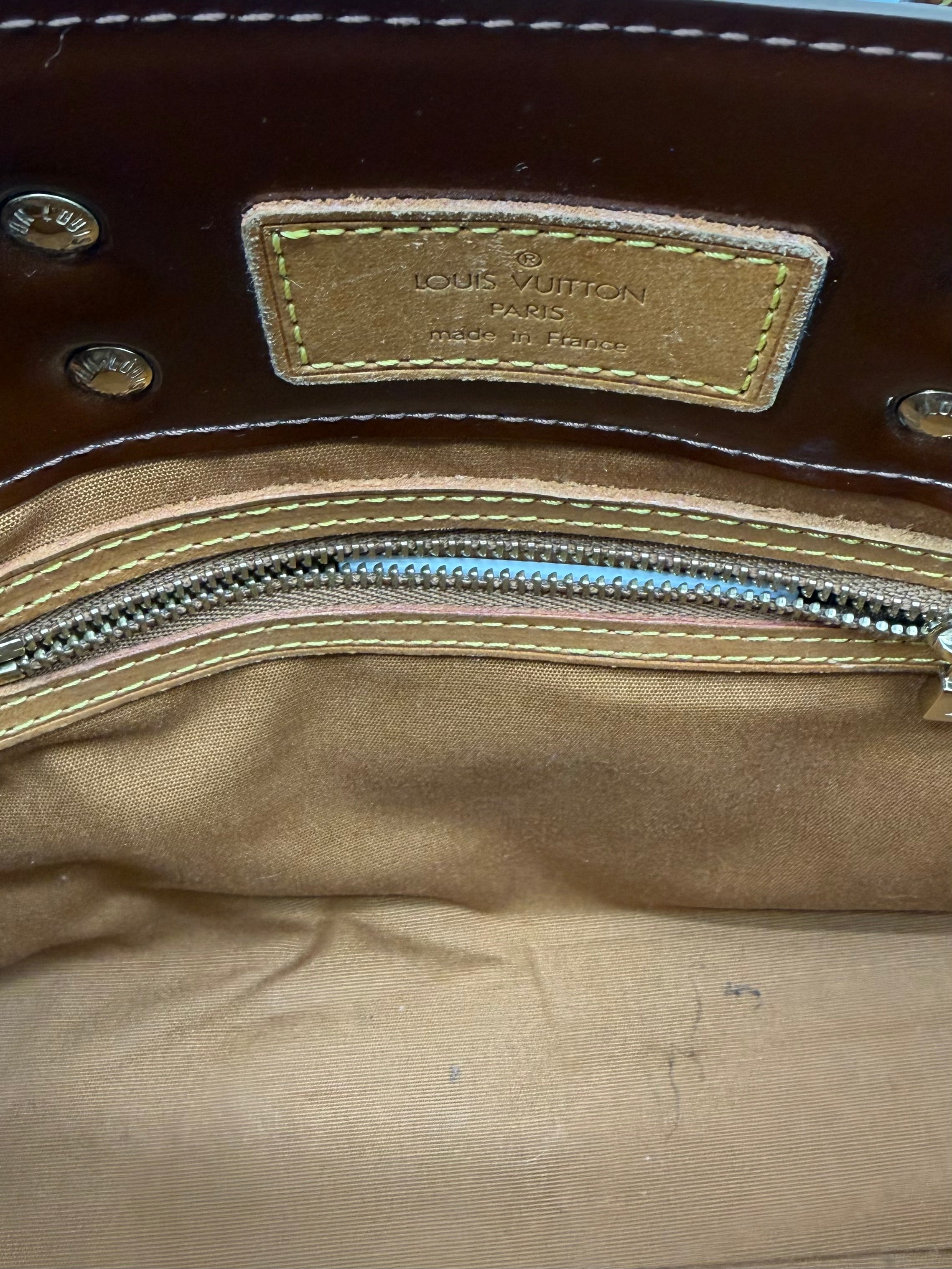 Louis Vuitton Brown Vernis Mini Tote